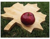 Woodbob.com Leaf Shaped Cutting Board