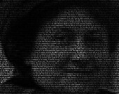 Maria Montessori - 11x14 Typographical Portrait Fine Art Print