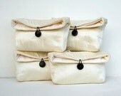 Silk Bridesmaid Clutch Purses, Personalized Bridesmaids Gifts, Bride Clutch Purse, Many Colors, Spring Wedding Accessory