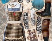 Alice in Steamland Paper Doll Puppet DIY download
