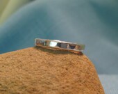 Recycled Silver Band Organic Freeform Fused Wabi Sabi Polished Matte Unisex Wedding Engagement Civil Union Ring Man Woman JJDLJewelryArt