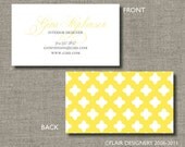 Modern Quatrefoil Calling Cards, Call Me Cards, Business Cards - Set of 250 Il_170x135