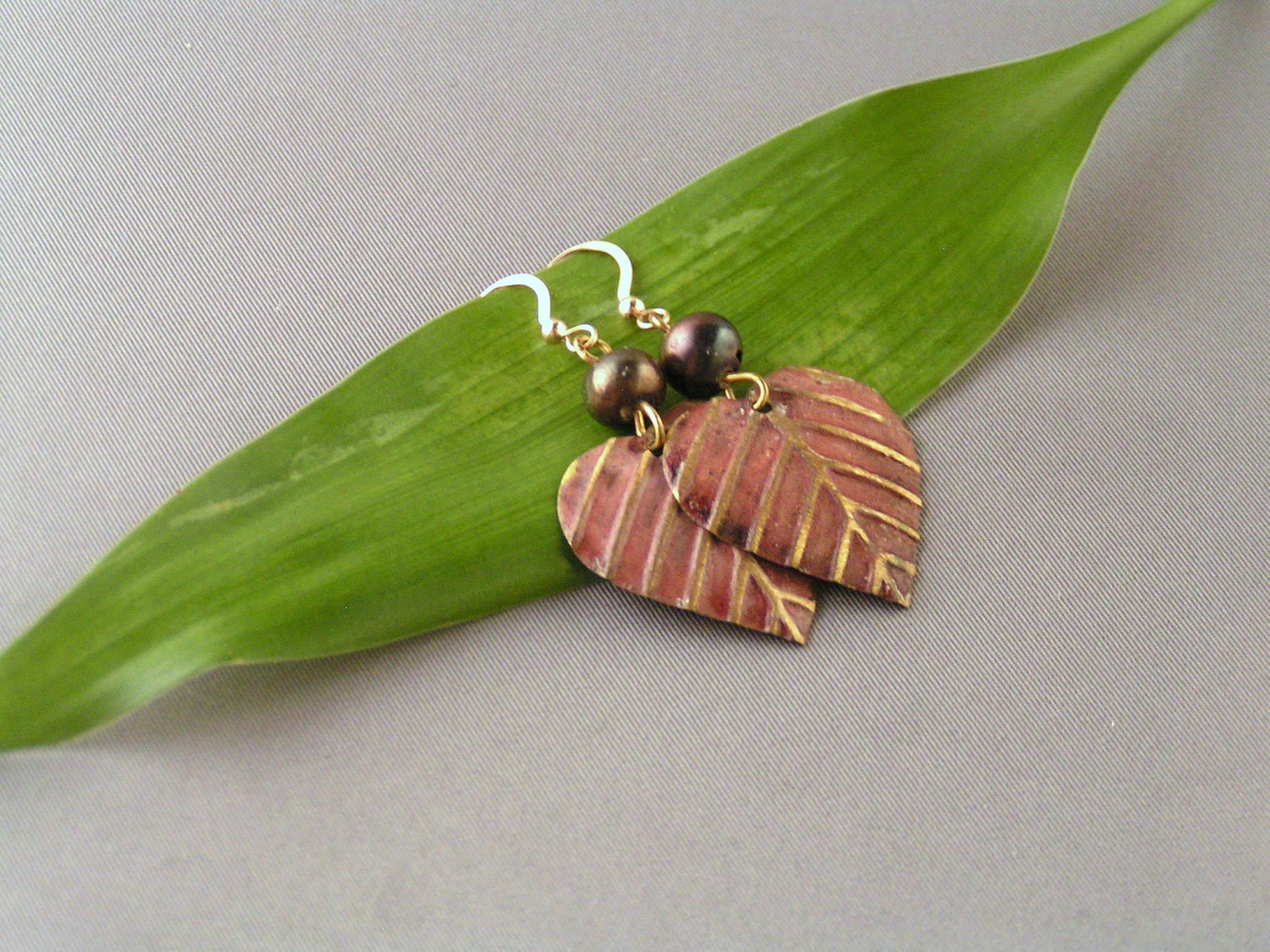 SALE - Mauve Fall Leaves