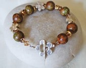 Greek Ceramic Bead Bracelet