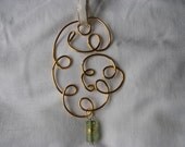 Ornament or suncatcher golden