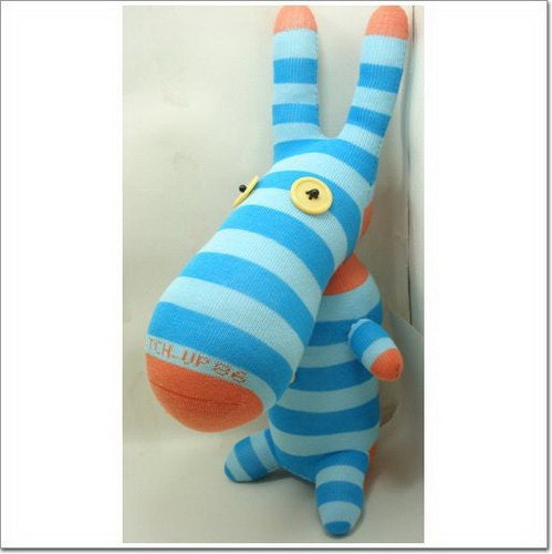 Handmade Sock Donkey Stuffed Animal Doll Baby Toys