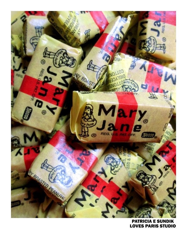 Mary Jane Candy Photo Poster, 16 x 20,  Food Fine Art Poster