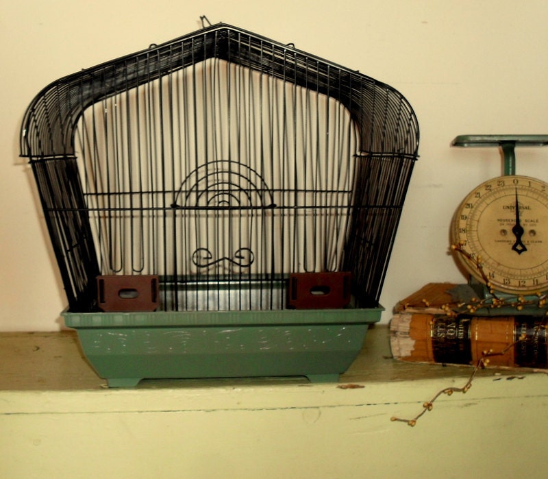 Antique+wire+bird+cage