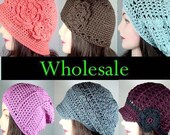 Wholesale Hats for Women, Mixed Lot of Hats, 6 Pieces, CHOOSE COLORS