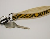 Animal Print Key Fob Wristlet Key Ring