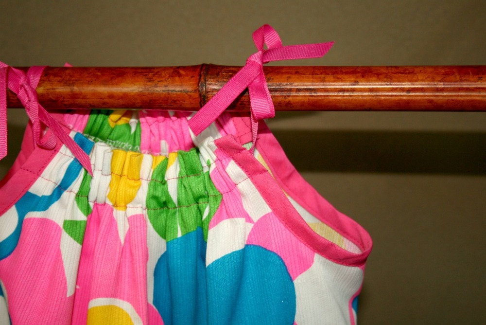 Pillowcase Dress in Vintage Hawaiian Fabric