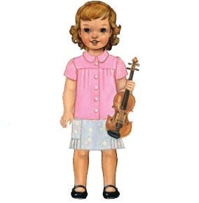 Oliver and S, Music Class Blouse & Skirt Pattern 6m-4