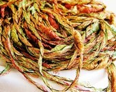 Falling Leaves laPerla Cording striped pearl shimmer ribbon rayon trim - elegant embellishment craft wrap wedding supply - 5 yards
