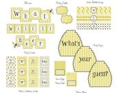 Honeybee Gender Reveal PRINTABLE COLLECTION: As seen on Hostess with the Mostess Il_170x135