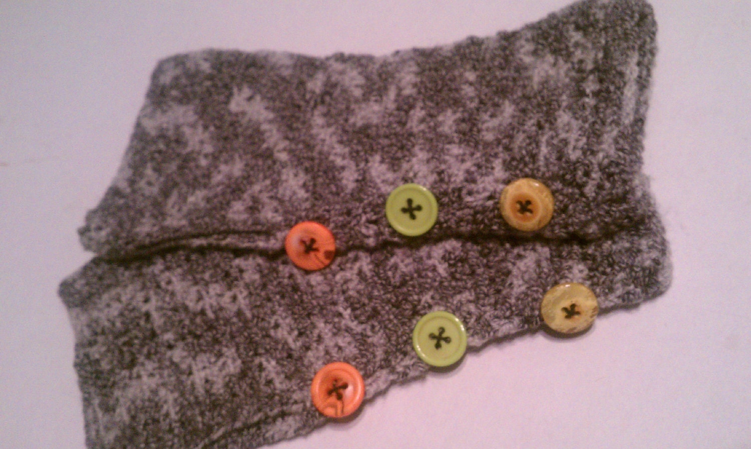 Gray Fingerless Glove Set
