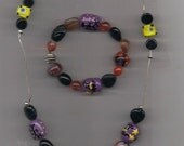 Halloween Necklace With Free Gift Bracelet