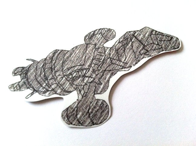 Serenity Sticker, BIG Firefly Inspired Space Ship Sticker