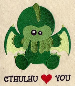 Cthulhu Loves You Apron