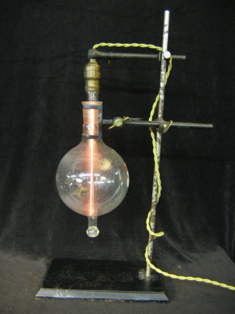 Steampunk Industrial lamp Lab Rat Freddy