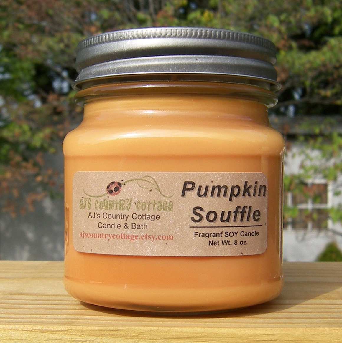 PUMPKIN SOUFFLE SOY Candle - Highly Scented
