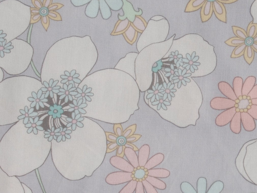 SALE - 1 Yard of Alexander Henry - Monkey's Bizness  - Storybook floral