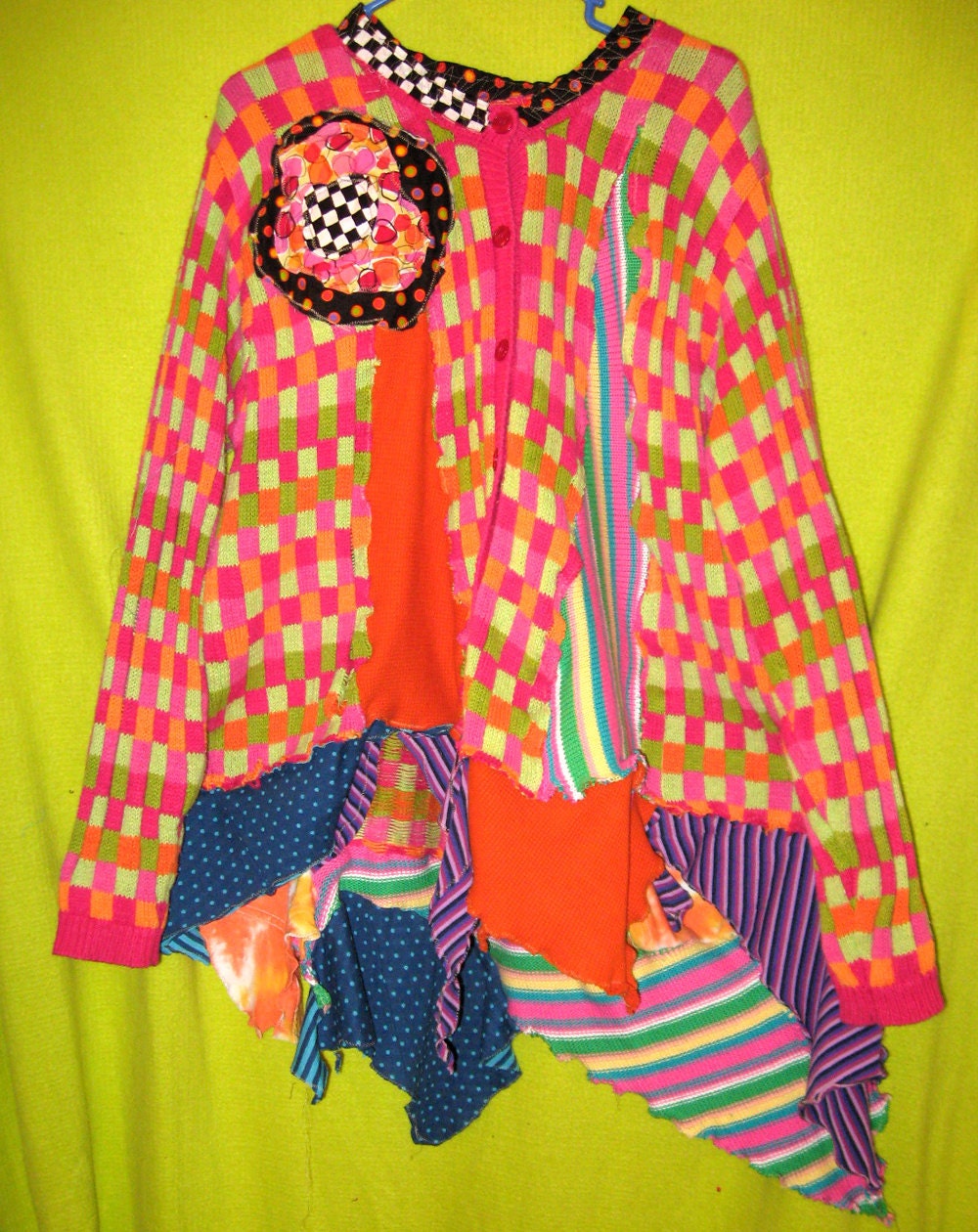 Sherbet Upcycled Sweater Coat Cotton