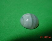 15 mm Round Milky Gray and Quartz  Brazil Superior Agate Cabochon Cab - 3