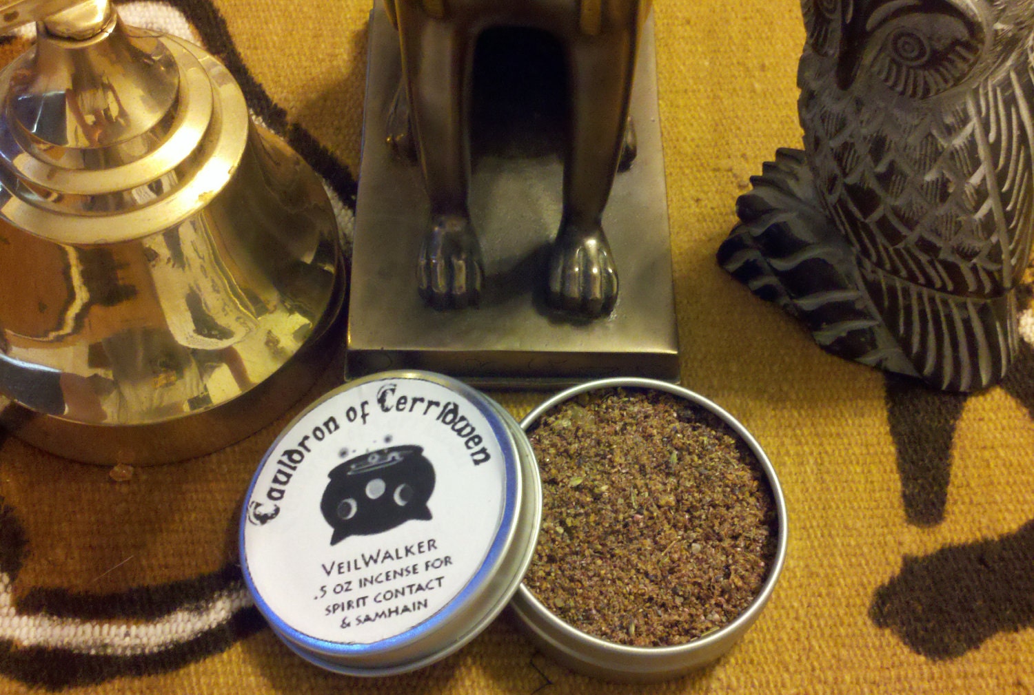 VEILWALKER - spirit contact incense - organic spirit offering - loose incense for Samhain and spirit work