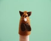 Cat Finger Puppet, Gingerbread Kitty