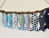 Blue Fish - Eco-Friendly Wall Decor