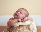 Newborn Photography Prop Basket - Large Bean Pot without Handle