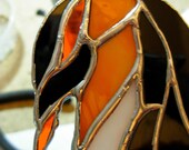 Emperor Penguin in stained glass