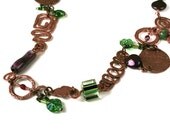 Mystic - 30 inch necklace made from reclaimed industrial metals