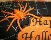 Embellished Fabric  Postcard - Halloween theme