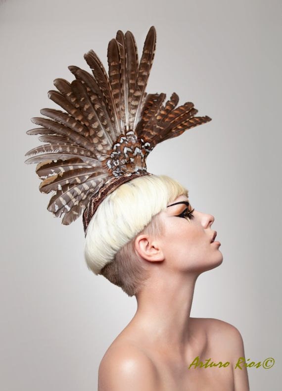 Couture Wings Headpiece--Africa