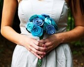 Made to Order, Custom Felt Flower Bouquet - The Candace Bouquet - Alternative fresh flowers