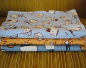 Boyish burp cloths