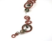 Bracelet made from reclaimed industrial metals