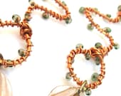 Copper Earrings Twig and Leaf - prettycheap Copper Earrings Twig and Leaf - prettycheap