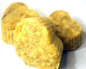 Organic Goat's Milk Heart Soap with Patchouli Lemongrass Lavendin Gardenia Essential Oil