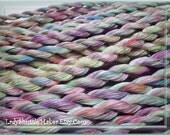 Wild Flowers Size 20 hand dyed TATTING crochet embroidery CQ cotton thread 6 cord