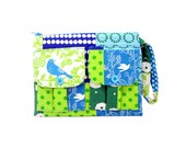 Wallet  Wristlet - Echino Nature's Story Turquoise Dorothy Wristlet Wallet