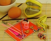 Notions kit  - Pink Kitty Teatime kNotions Kit - Knitter's Gifts