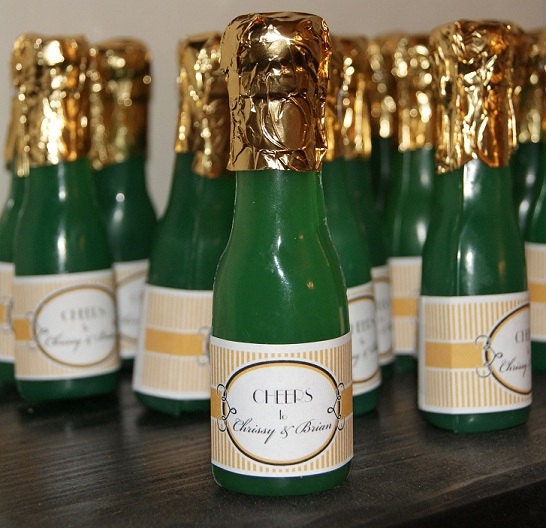 Soap - Champagne Bottle Custom Favor Soaps