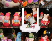 24 Alice In Wonderland Fondant Cupcake/Cake Toppers - in 3D