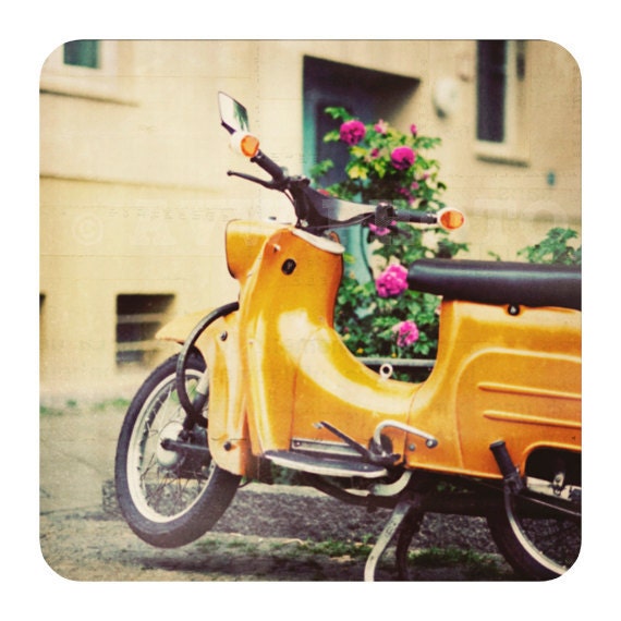 Scooter in Berlin - 8x8 Fine Art Print