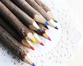 10- 4"mini twig color pencils