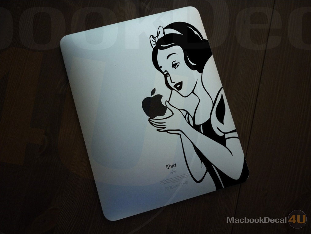 Snow White Ipad Decal sticker  Ipad / Ipad2 / Ipad3
