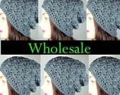 Wholesale Hats for Women, Slouchy Beanie Hats, Shells Beanie, Lot of 6, CHOOSE YOUR COLORS
