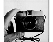 Black White Photo Diana Mini Lomo Camera Coaster Black White Tile